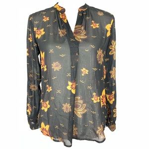 Loft long sleeve sheer